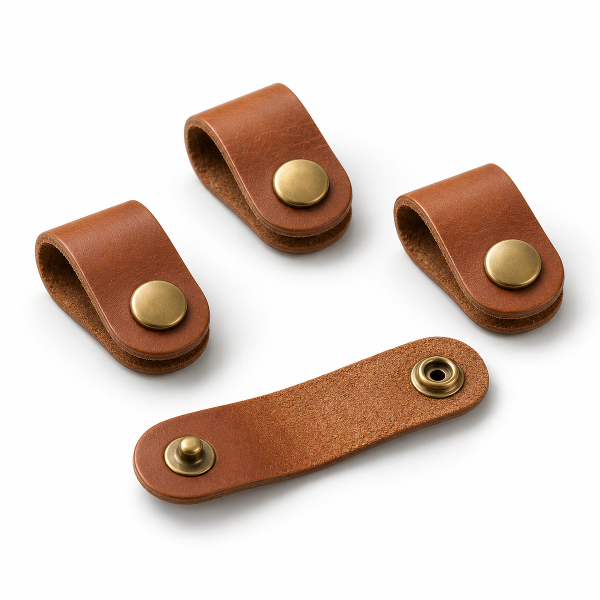 Leather Cable Organiser Set