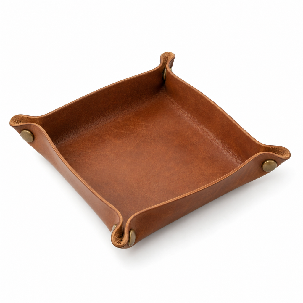Soft Leather Valet Tray