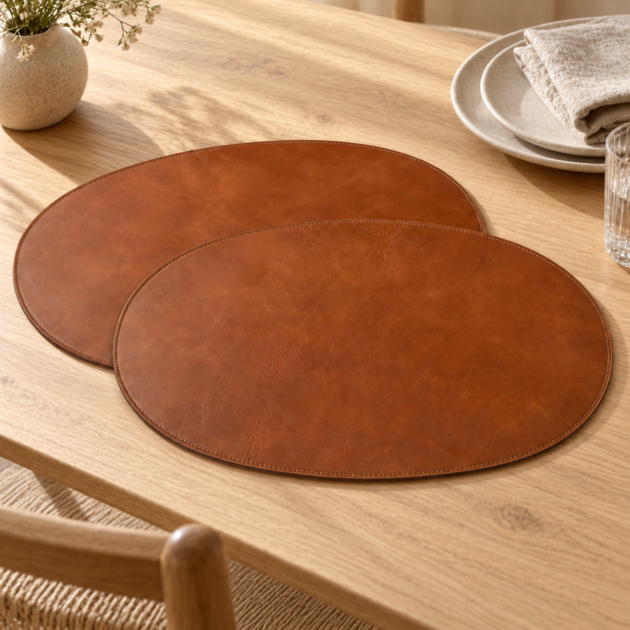 Leather Placemats Set of 2