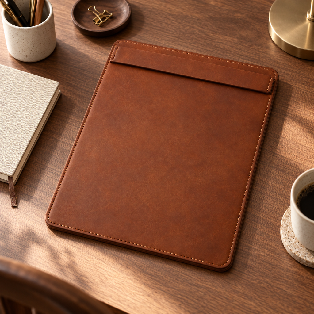 Compact Leather Writing Pad