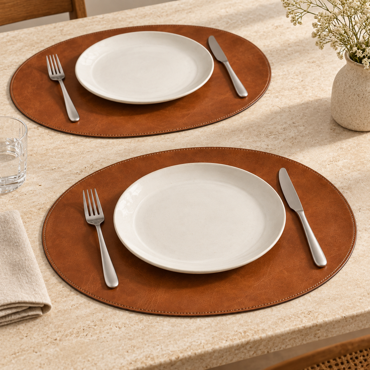 Leather Placemats Set of 2