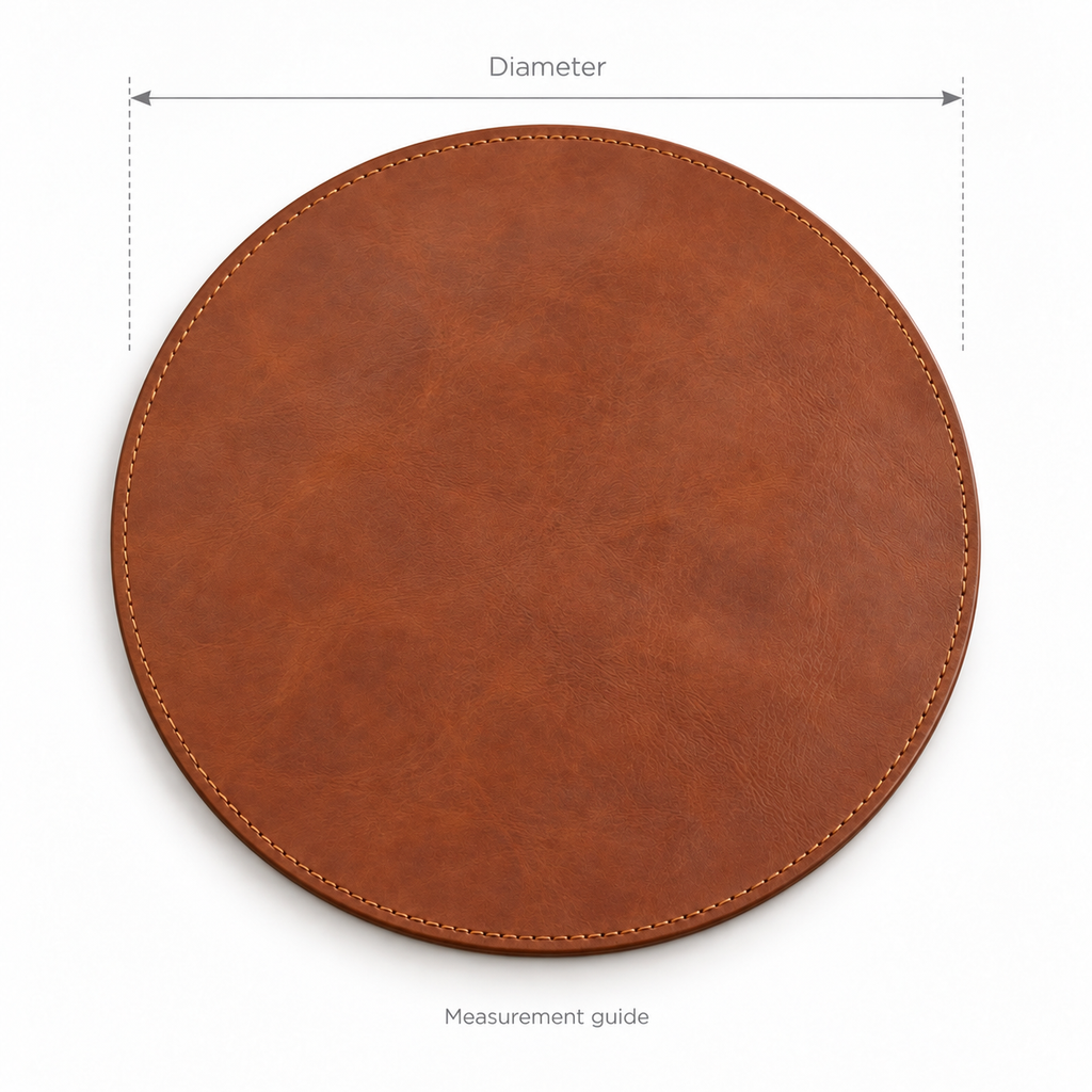 Small Leather Table Mat