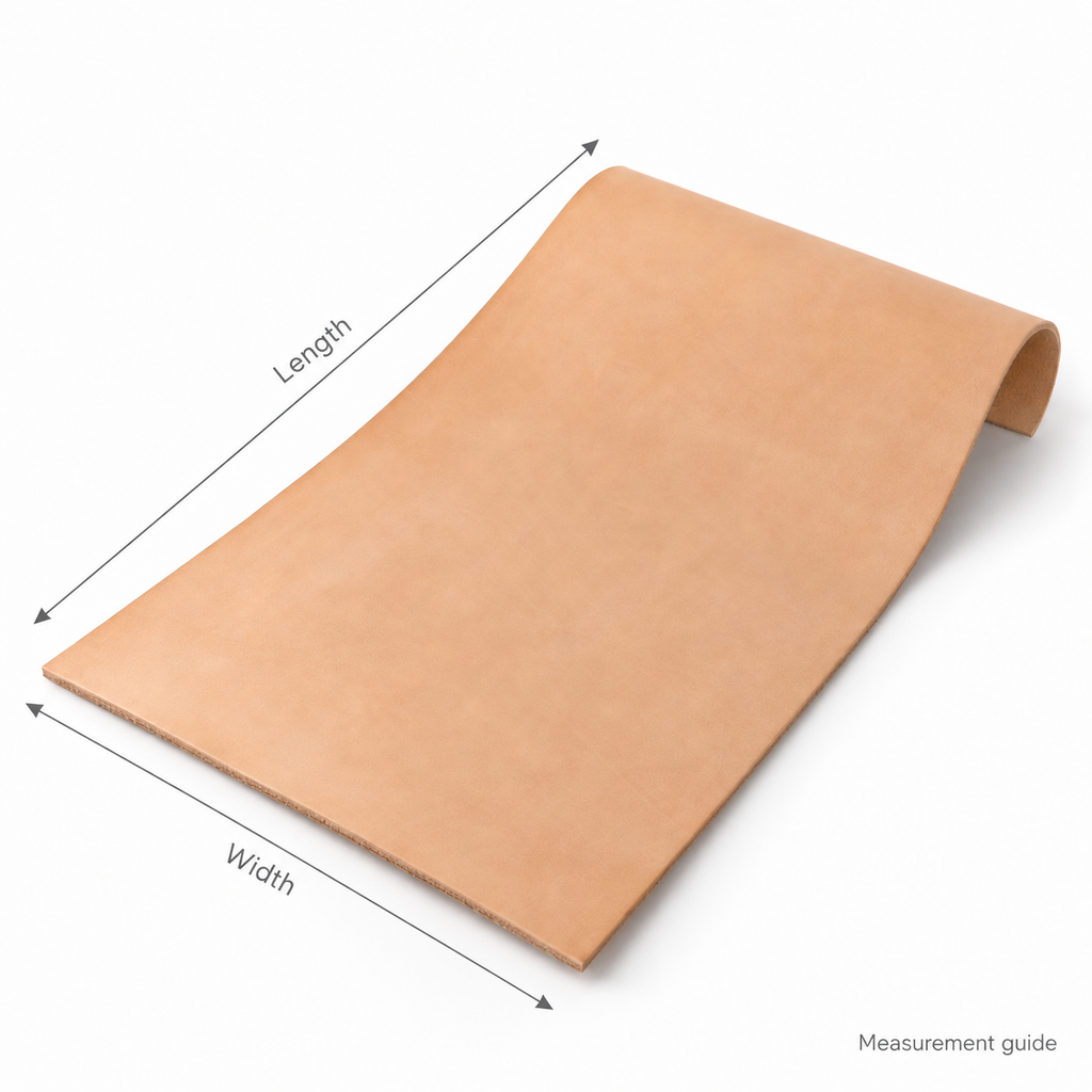 Natural Tan Leather Sheet