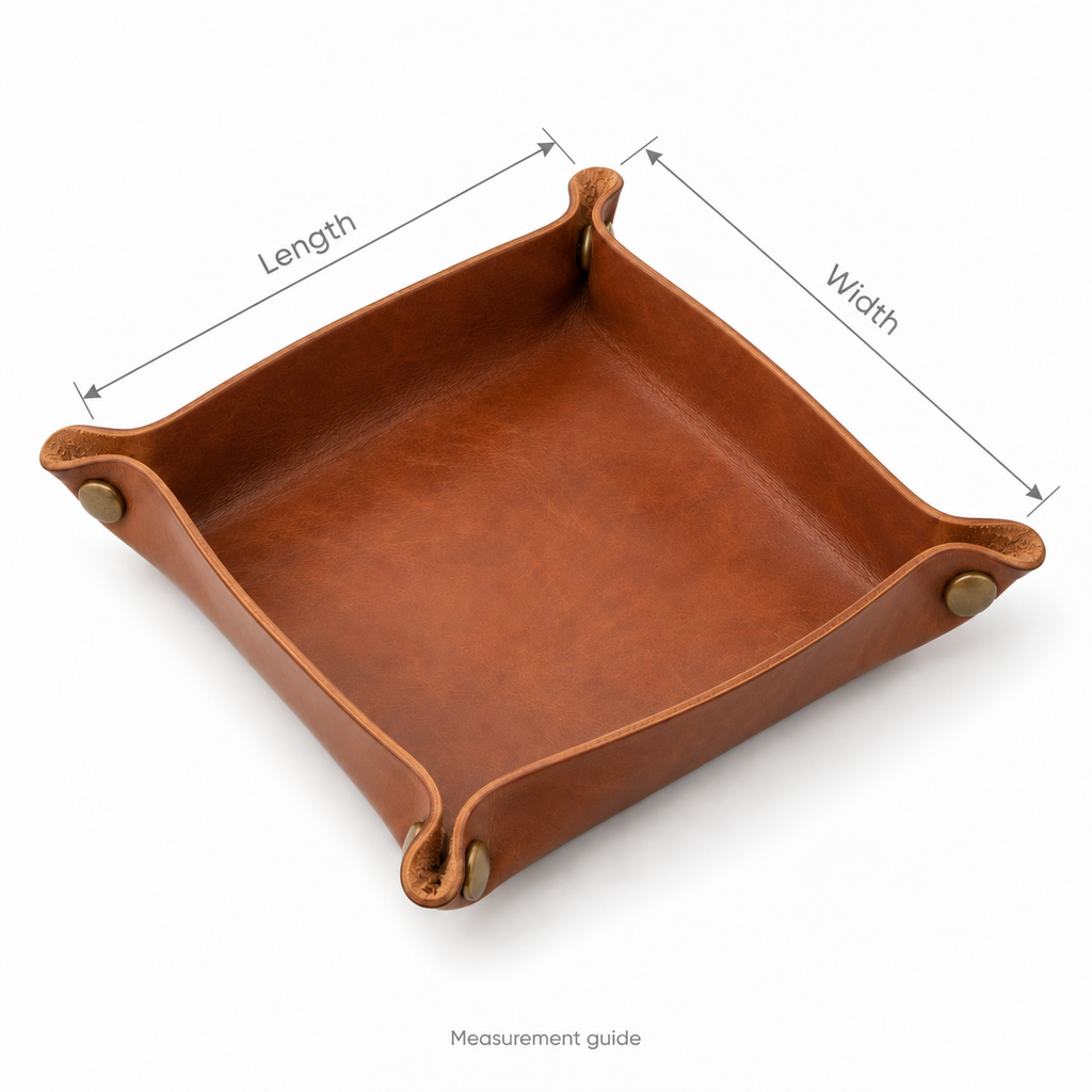 Soft Leather Valet Tray