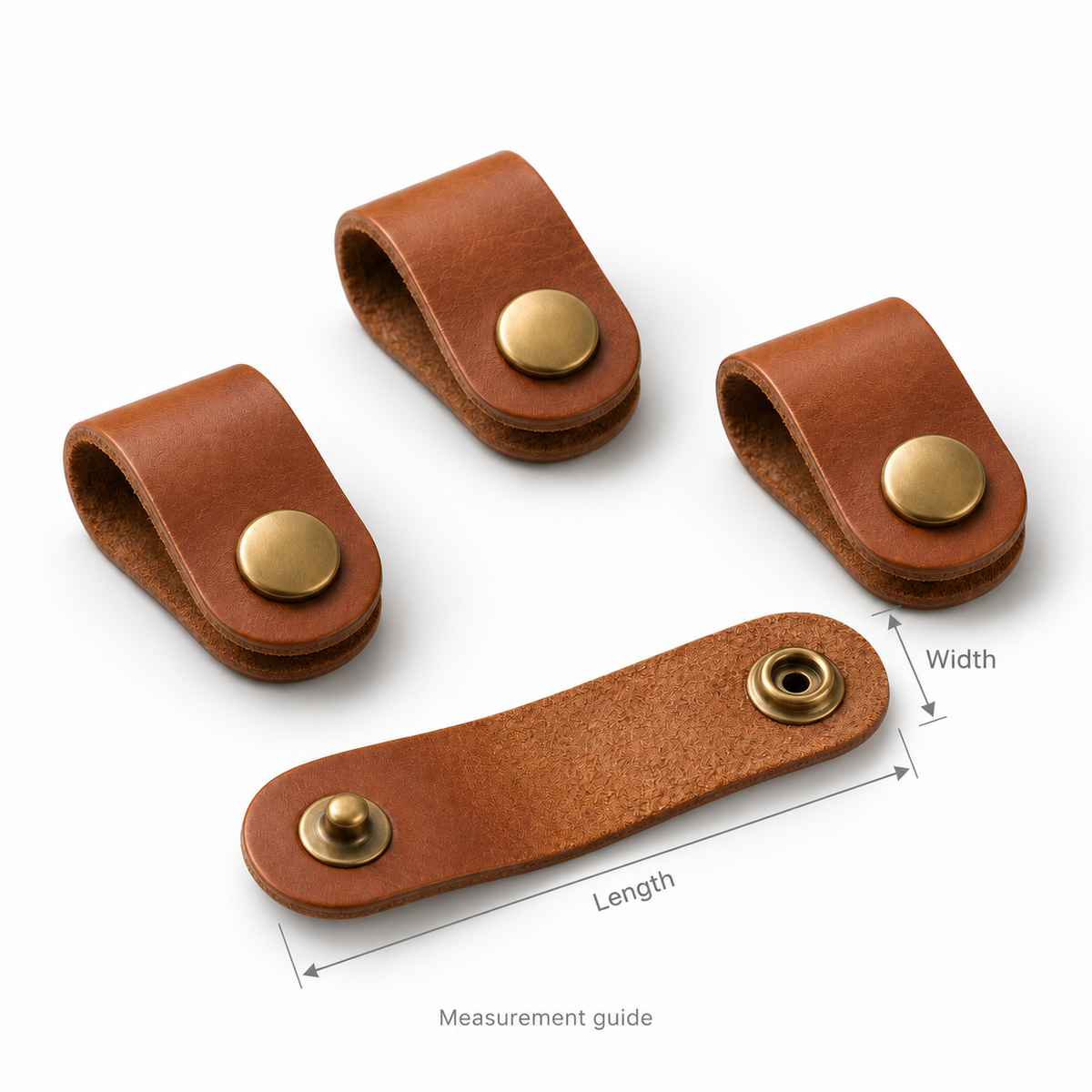 Leather Cable Organiser Set