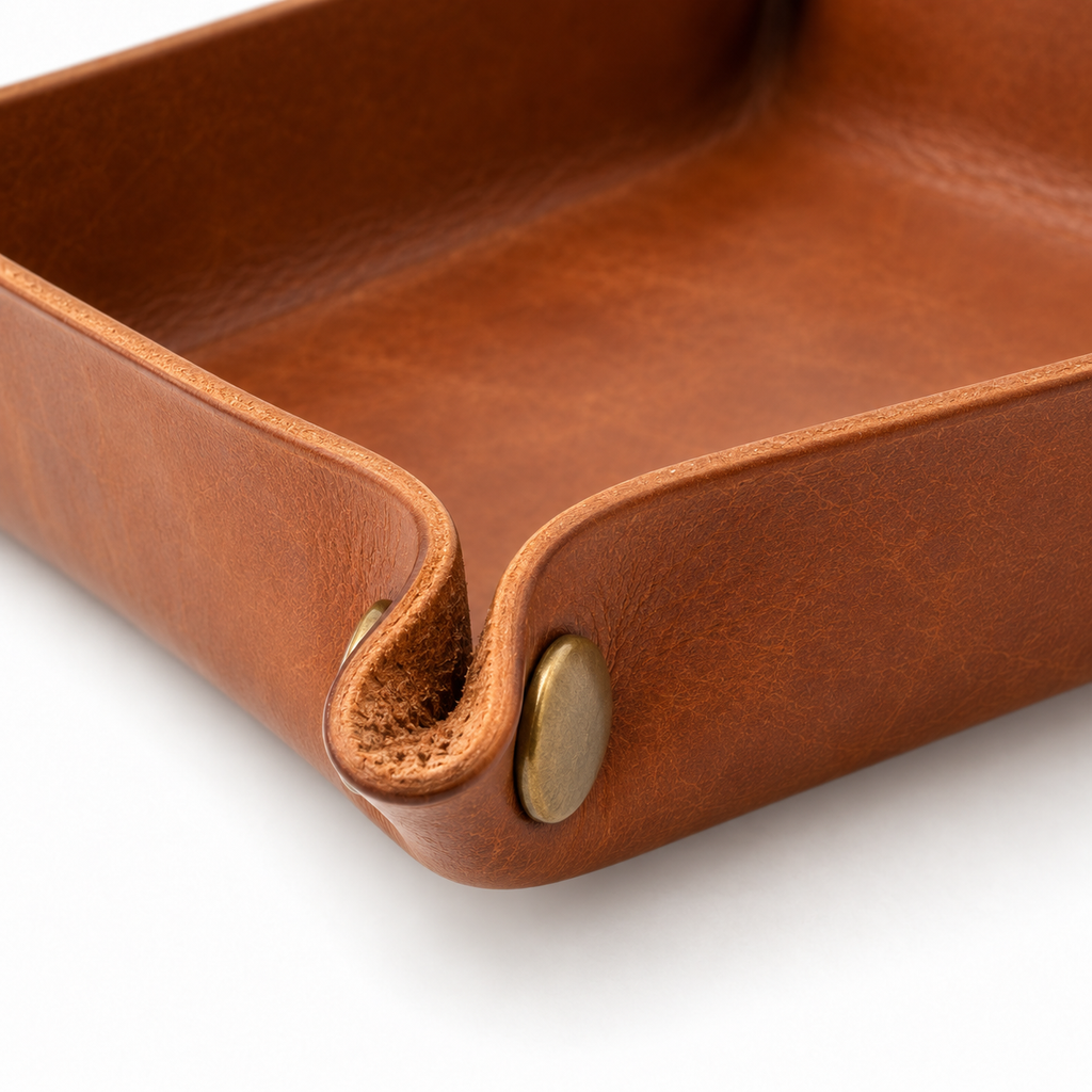 Soft Leather Valet Tray