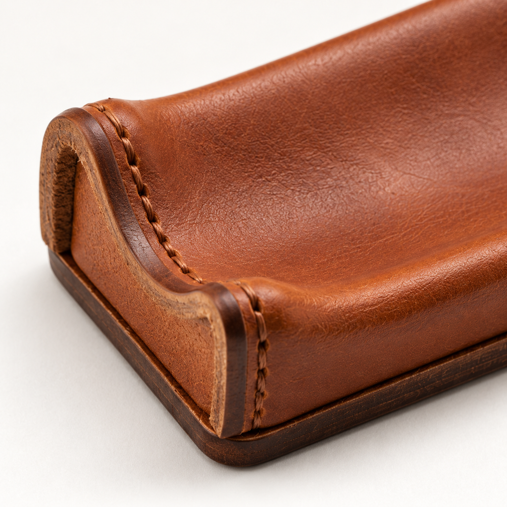 Minimal Leather Pen Rest